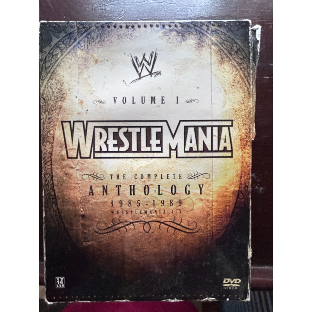 WWE WrestleMania The Complete Anthology Volume I 1985-1989 5-Disc DVD Box Set